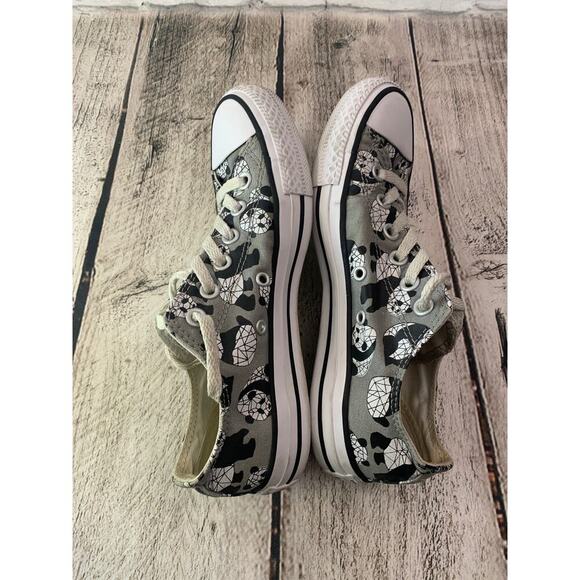 CONVERSE ALL STAR Unisex Adult Panda Graphic Sneakers / Size: M5 - W7 - Picture 4 of 9